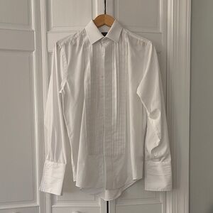 Classic White Men's Tux Shirt